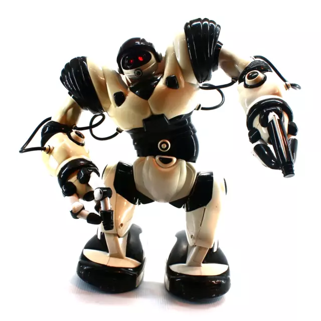 White Articulating Robot Working