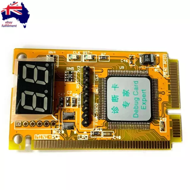 3 in 1 Mini PCI PCI-E LPC Laptop Diagnostic Card  Board Test Card PC Analyzer