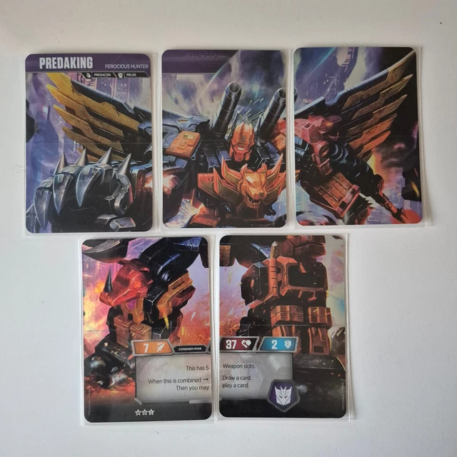 PREDAKING: FEROCIOUS HUNTER Decepticon Combiner Transformers TCG Wave 2 ...