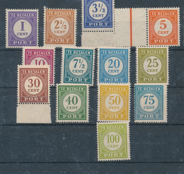 Niederlande Porto Mi 45-57 postfrisch