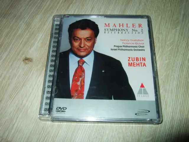 Mehta : Mahler Symphony No.2  Dvd Audio 2001 Teldec Germany