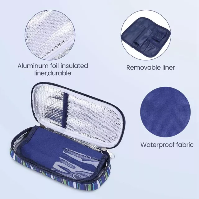 Insulin Cooler Travel Case Diabetic Medication Organizer Cooler Bag  et Ins1468 3