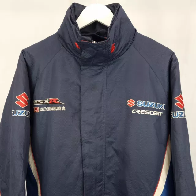 Vintage Y2K Suzuki Crescent GSXR Motorcycle Jacket