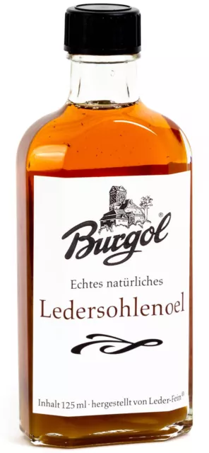 Burgol Sohlenlederöl Lederöl Ledersohlenöl 125ml - 7001