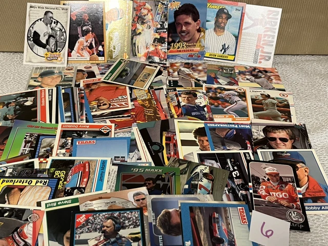 Vintage & Modern Mixed Sports Trading Cards Legends Baseball Football & More L6