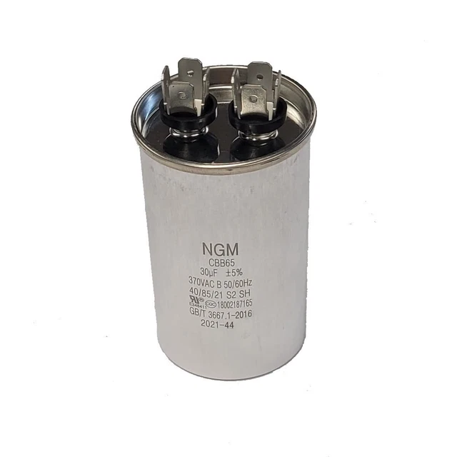 Capacitor Run Round 30 uF MFD 370V HVAC