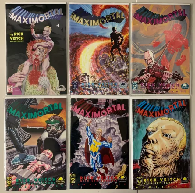 Maximortal lot #1-6 Tundra Comics 6 different books average 8.0 VF (1992-'93)