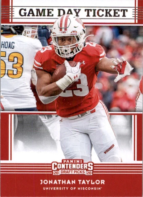 2020 Panini Contenders Draft Picks Game Day Tickets #10 Jonathan Taylor
