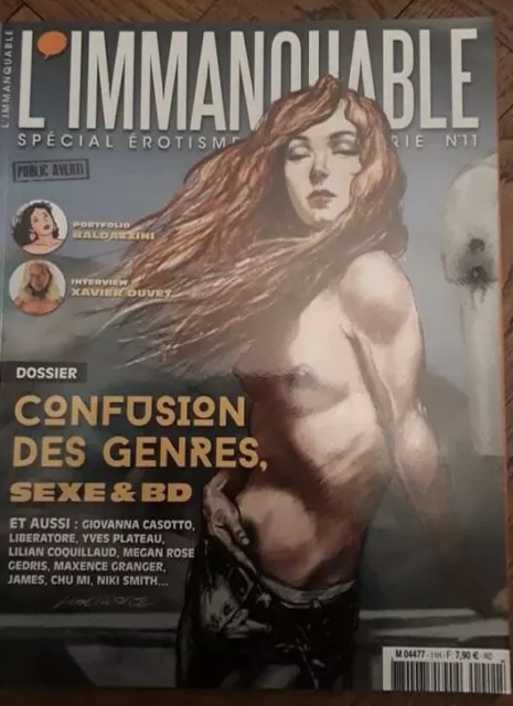 Revue L Immanquable Hors Série Érotisme N11-2015 Confusion Des Genres Sexe Et BD