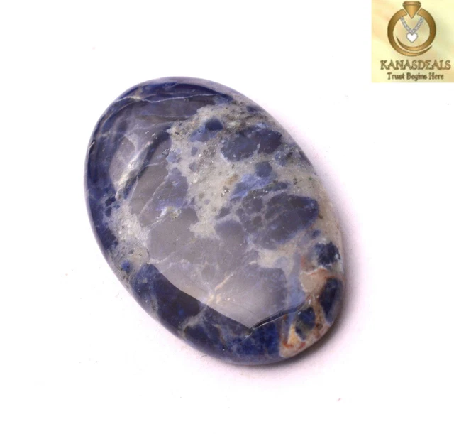 32.05 Cts Sodalite Cabochon Loose Modern Gemstone 35*20 mm CTS-92408