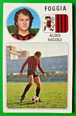 ALDO NICOLI,FOGGIA-N.84-FIGURINA PANINI COLLEZIONE 1976/77-NUOVO DA SET 