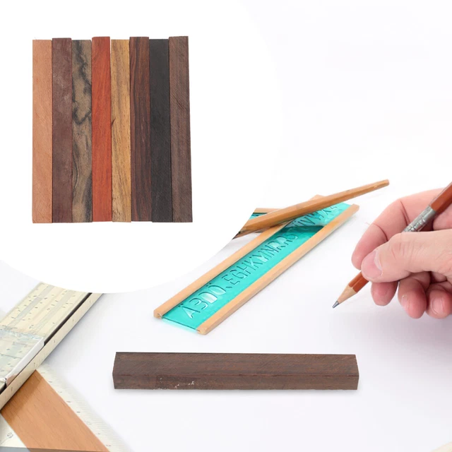 8 un. bolígrafos en blanco para hacer suministros de bolígrafo de torneado de madera para hacer bolígrafos madera exótica