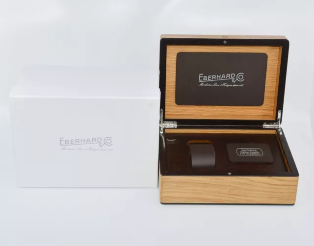 Caja de reloj Eberhard Wood edición roja