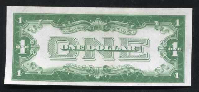 Fr. 1606 1934 $1 One Dollar “Funnyback” Silver Certificate Gem Uncirculated 2