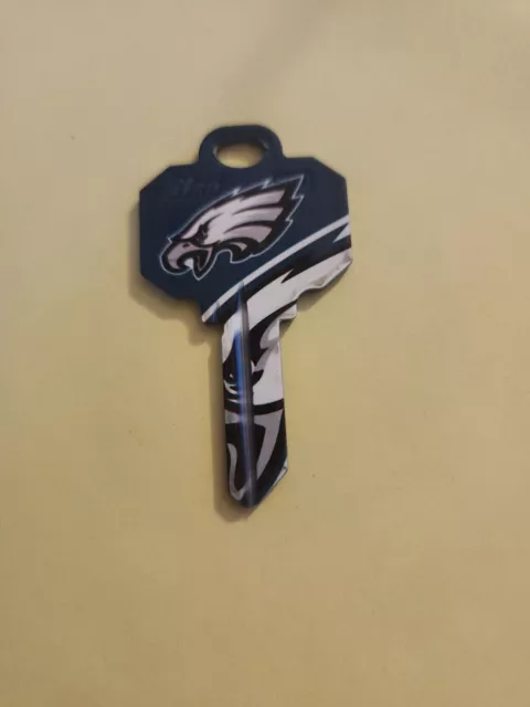 Philadelphia Eagles NFL house key blank Schlage