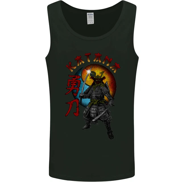Kanata Japanese Warrior Samurai MMA Mens Vest Tank Top