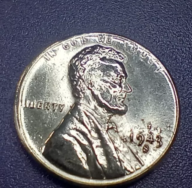 1943 S Wartimr Zinc on Steel Cent, San Francisco ACTUAL COIN, NO RESERVE 3510