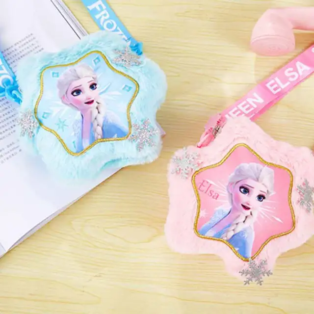 Frozen2 Elsa Crossbody Hand Bag Messenger Plush Toy Purse Bags Kids Xmas Gift UK