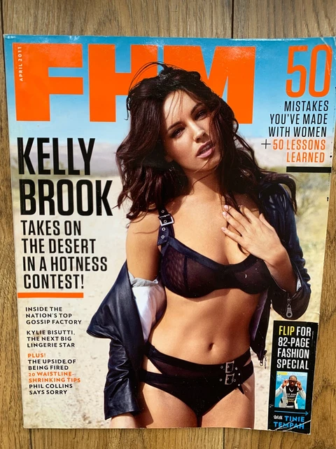 FHM MAGAZINE - April 2011 - Kelly Brook Very Rare £2.99 - PicClick UK