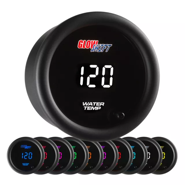 GlowShift 10 Color Digital Water Temperature Gauge