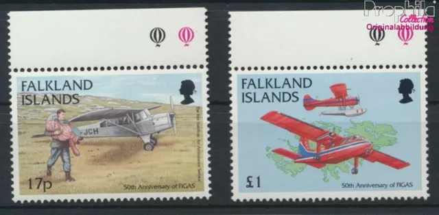 Briefmarken Falklandinseln 1998 Mi 732-733 (kompl.Ausg.) postfrisch Luftfa(94380