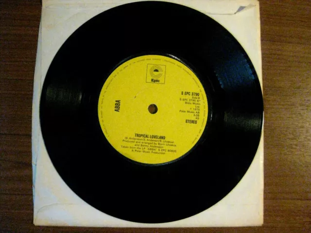 Abba - Mamma Mia - 7" Vinyl - 1st Solid Centre Pressing A1/B1 Graded Very Good + 2