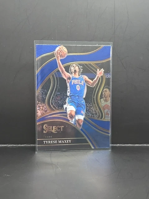 2023-24 PANINI SELECT Tyrese Maxey Courtside SP impression courte #244