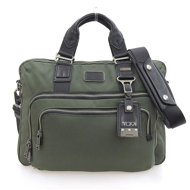 Used Tumi 22631Sph Alpha Bravo Yuma Slim Brief 2Way Briefcas