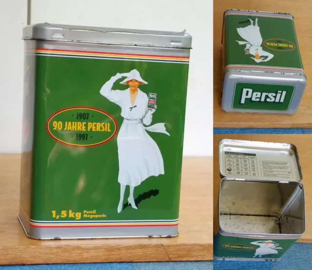 90 Jahre Persil Jubiläums-Blechdose (1907-1997) von Henkel aus 1997