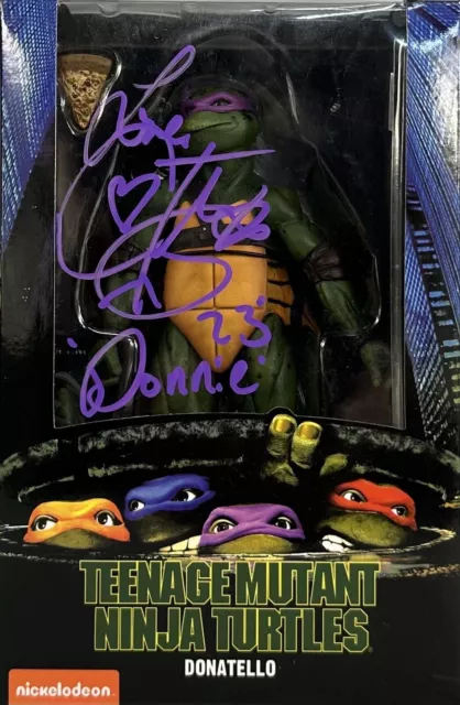 Corey Feldman signed inscribed NECA figure JSA COA Teenage Mutant Ninja Turtles