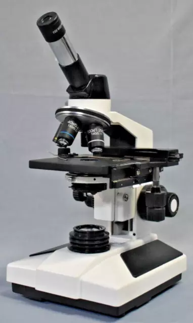 Monocular Microscope compound clinical student biological LED mechanical stage