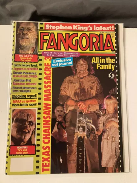 Fangoria #89 December 1989 Texas Chainsaw Massacre 3 Cover NICE!