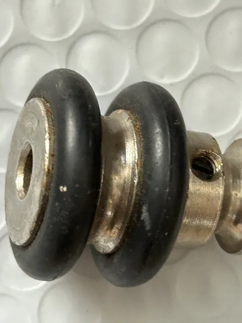 Rare Two Rubber Sewing Machine Motor Pulley 5/16 “ Hole