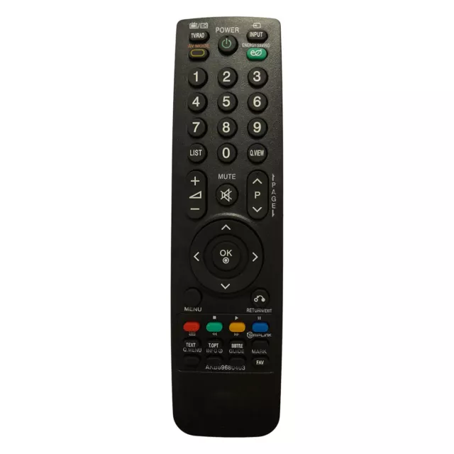Ersatz TV Fernbedienung für LG 50PQ1000 Fernseher