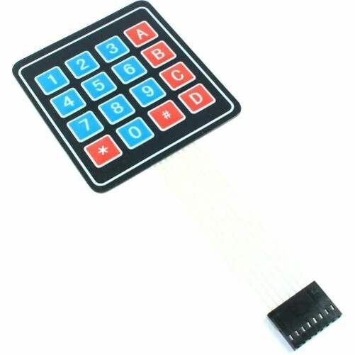 Tastiera A Membrana 3x4 Professionale - 12 Tasti, Connettore Dupont 7 Pin, 2 Pezzi Per Progetti Elettronici - Foto 4