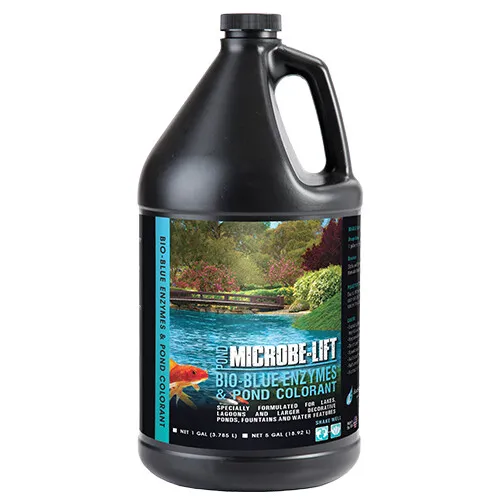 Microbe-Lift Bio-Blue Enzymes & Pond Colorant, 1 Gallon