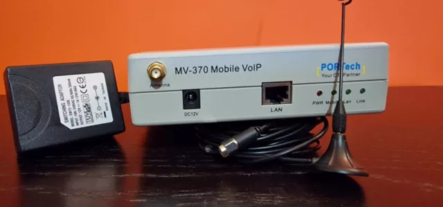 PORTECH MV-370 Mobile VoIP - GATEWAY GSM IP - SIM - ASTERISK - FREEPBX - 3CX