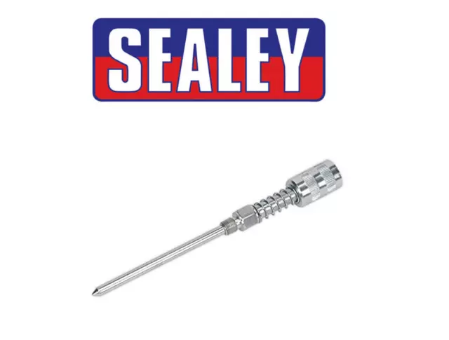 Sealey AK447 170mm Needle Nose Grease Gun Dispenser Nozzle Adaptor Hand/Cordless