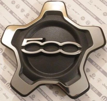 FIAT 500X COPPETTA Coprimozzo Logo Stemma Originale Hub Cap Nabendeckel Cromo EUR 23,00 - Foto 9