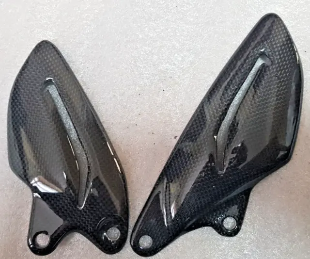 Carbon Heel Guards for Triumph Street Triple 2013 2014 2015 2016