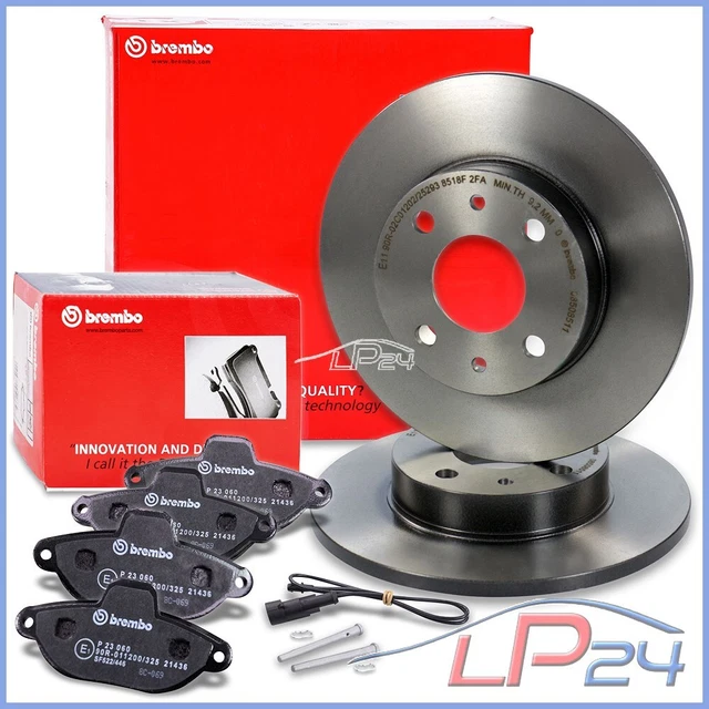 Plaquettes De Frein Avant Brembo P23119 - Compatible Peugeot 307, Fiat Doblo, Lancia Musa Et Autres