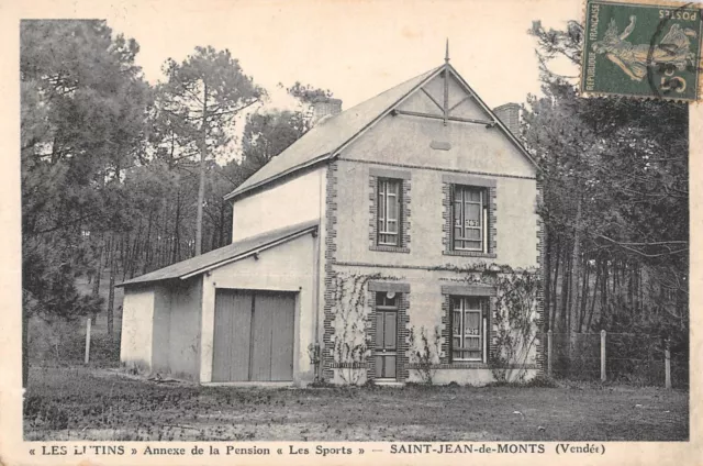 Cpa 85 Saint Jean De Monts Les Lutins Appendix De La Pension Les Sports