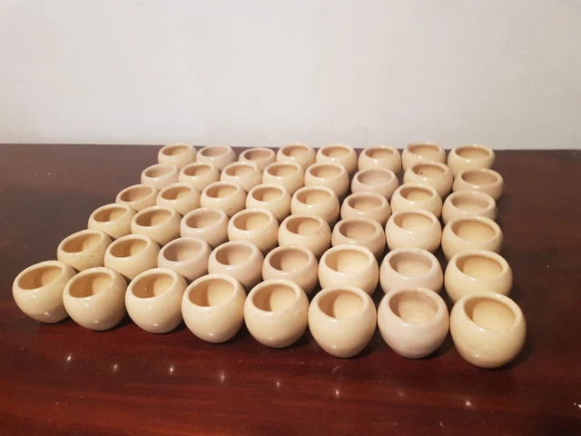 Lot De 58 Godets Coquilles D'escargots En Céramique - Grès Vernissé