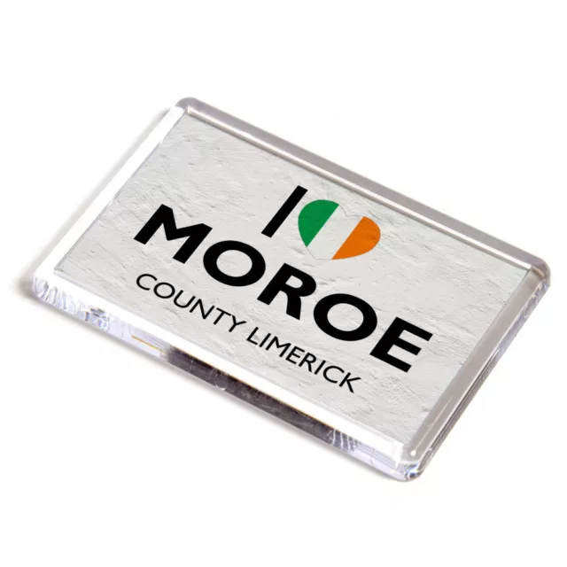FRIDGE MAGNET - I Love Moroe, County Limerick - Ireland