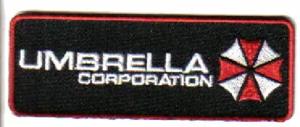 Resident Evil Umbrella Corporation Chest Logo Embroidered Patch, NEW UNUSED