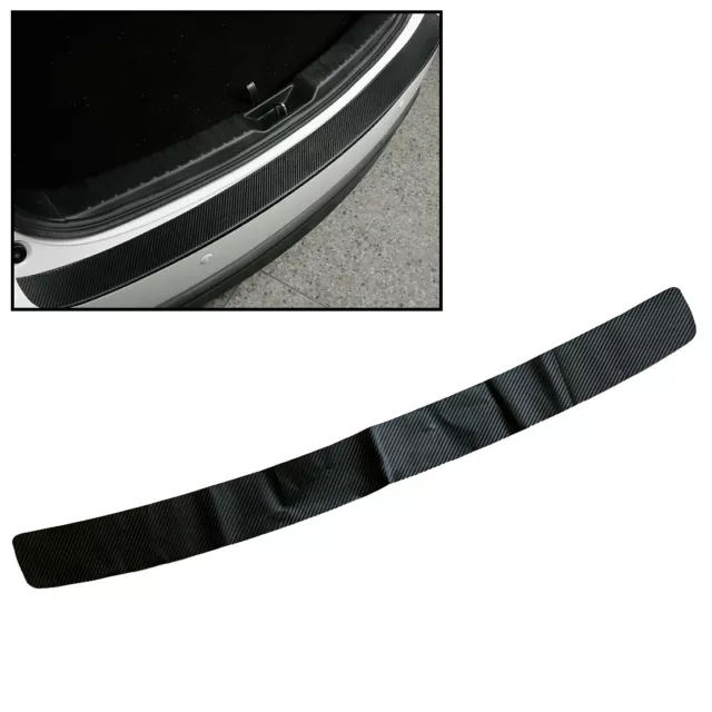 TPU Carbon Fiber Rear Bumper Protector Plate Cover Trim Fit For Mazda CX-5 17-21