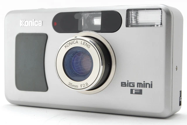 [MINT] KONICA BIG Mini F LCD Works 35mm Point & Shoot Film Camera From ...