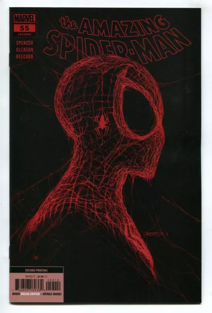 Amazing Spider-Man #55 Patrick Gleason Red 2nd Print NM Marvel 2021