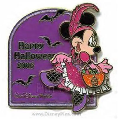 MINNIE In CAN-CAN Costume DANCER TRICK Or TREAT HALLOWEEN 2006 LE WDW DISNEY PIN