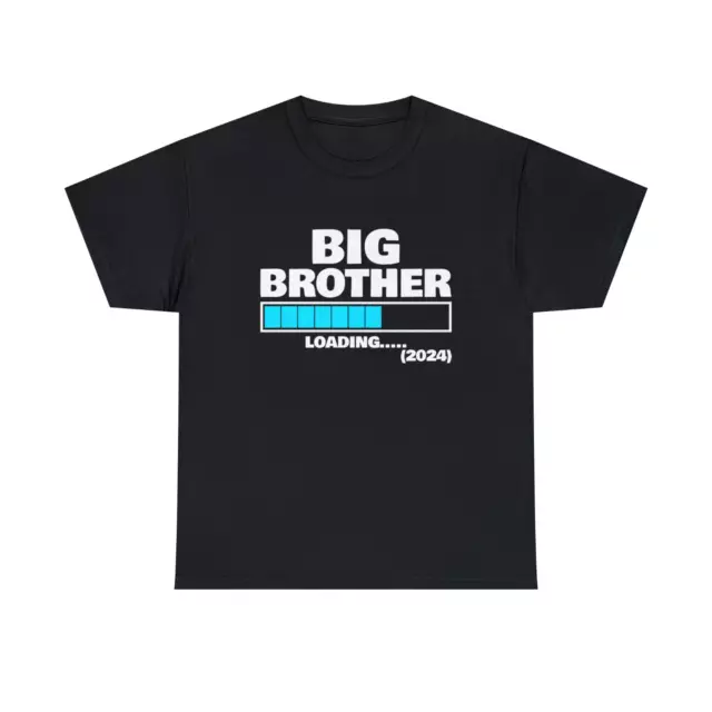 Personalised Big Brother Loading New Born Birth Celebration Custom Year T-Shirt